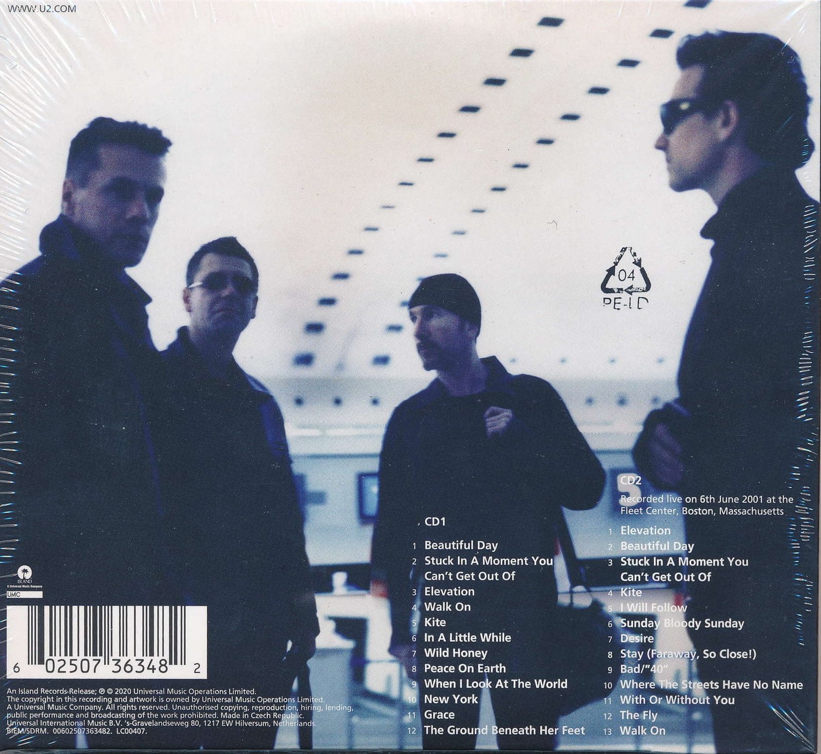 U2- All That You Can't Leave Behind - 20th Anniversary - Revin Records
