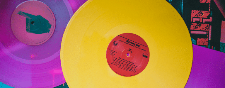 Gekleurde vinyl platen